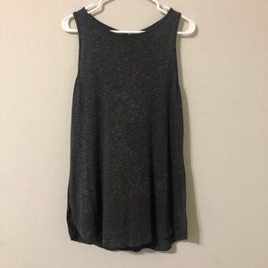 Gray Sparkly Halter Top